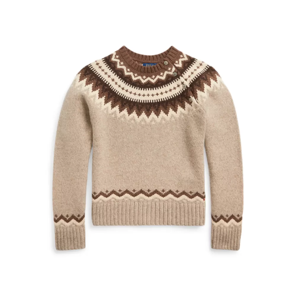 Pullover Und Strickjacken>Ralph Lauren Pullover Und Strickjacken Fair-Isle-Pullover aus Wollmischung für Children | ® DE