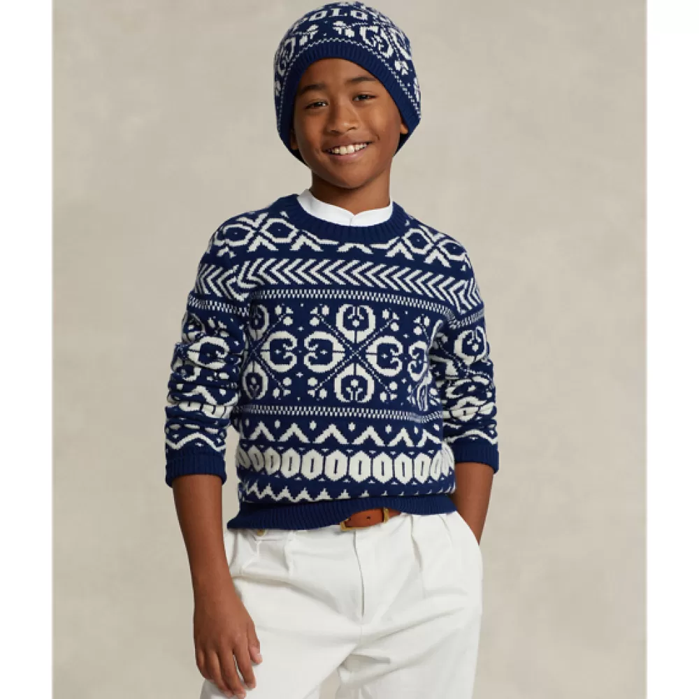 Pullover Und Strickjacken>Ralph Lauren Pullover Und Strickjacken Fair-Isle-Pullover aus Wollmischung für Children | ® DE