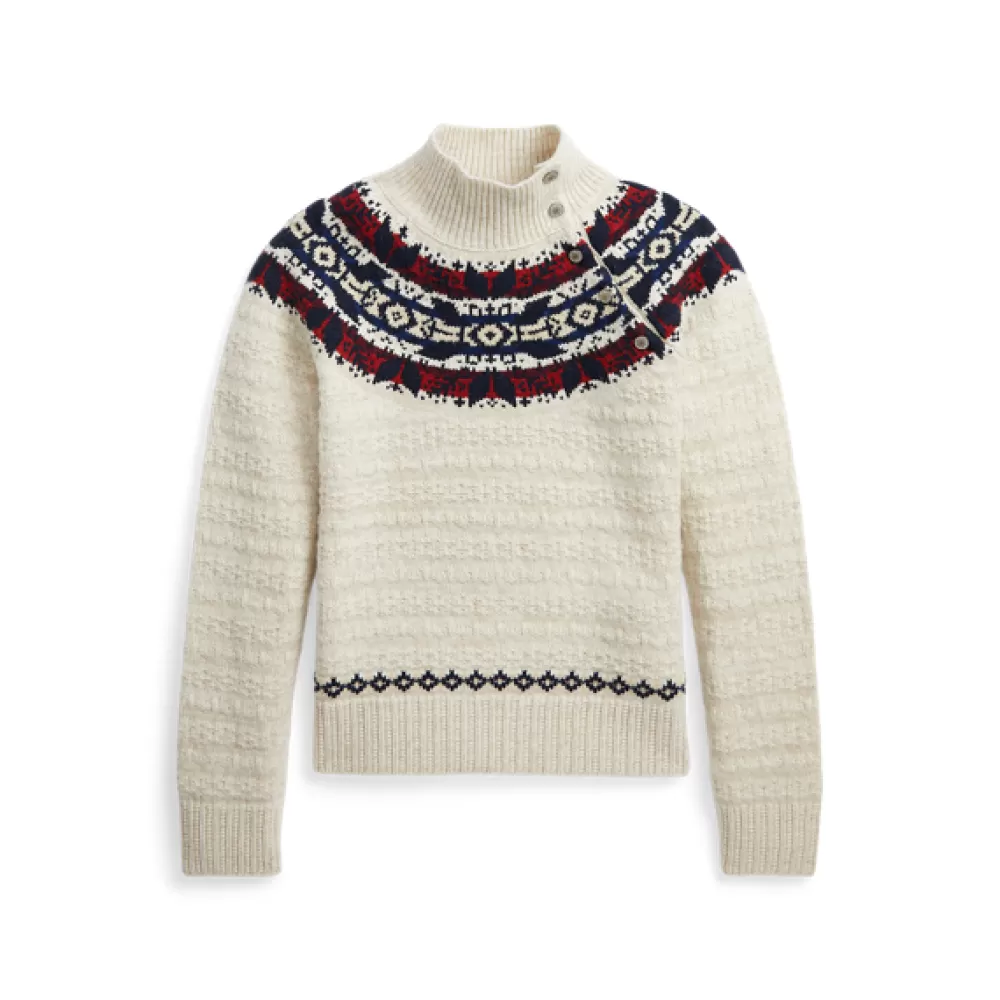 Mädchen 7-14 Jahre | Pullover Und Strickjacken>Ralph Lauren Mädchen 7-14 Jahre | Pullover Und Strickjacken Fair-Isle-Pullover aus Wollmischung für Children | ® DE