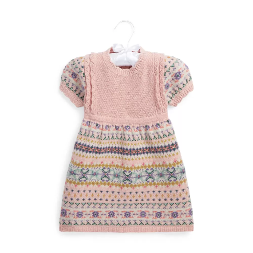 Kleider Und Bodys>Ralph Lauren Kleider Und Bodys Fair-Isle-Pulloverkleid mit Wolle für Baby | ® DE