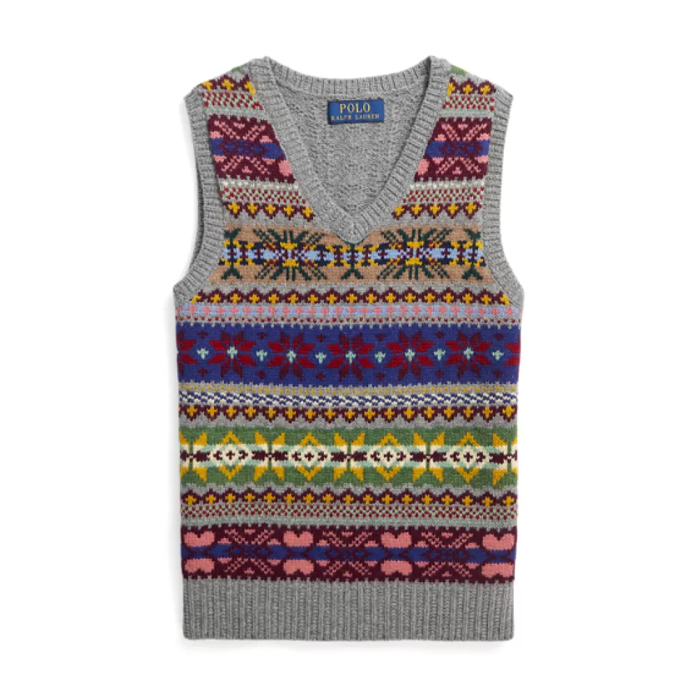 Pullover Und Strickjacken>Ralph Lauren Pullover Und Strickjacken Fair-Isle-Pullunder aus Wollmischung für Children | ® DE