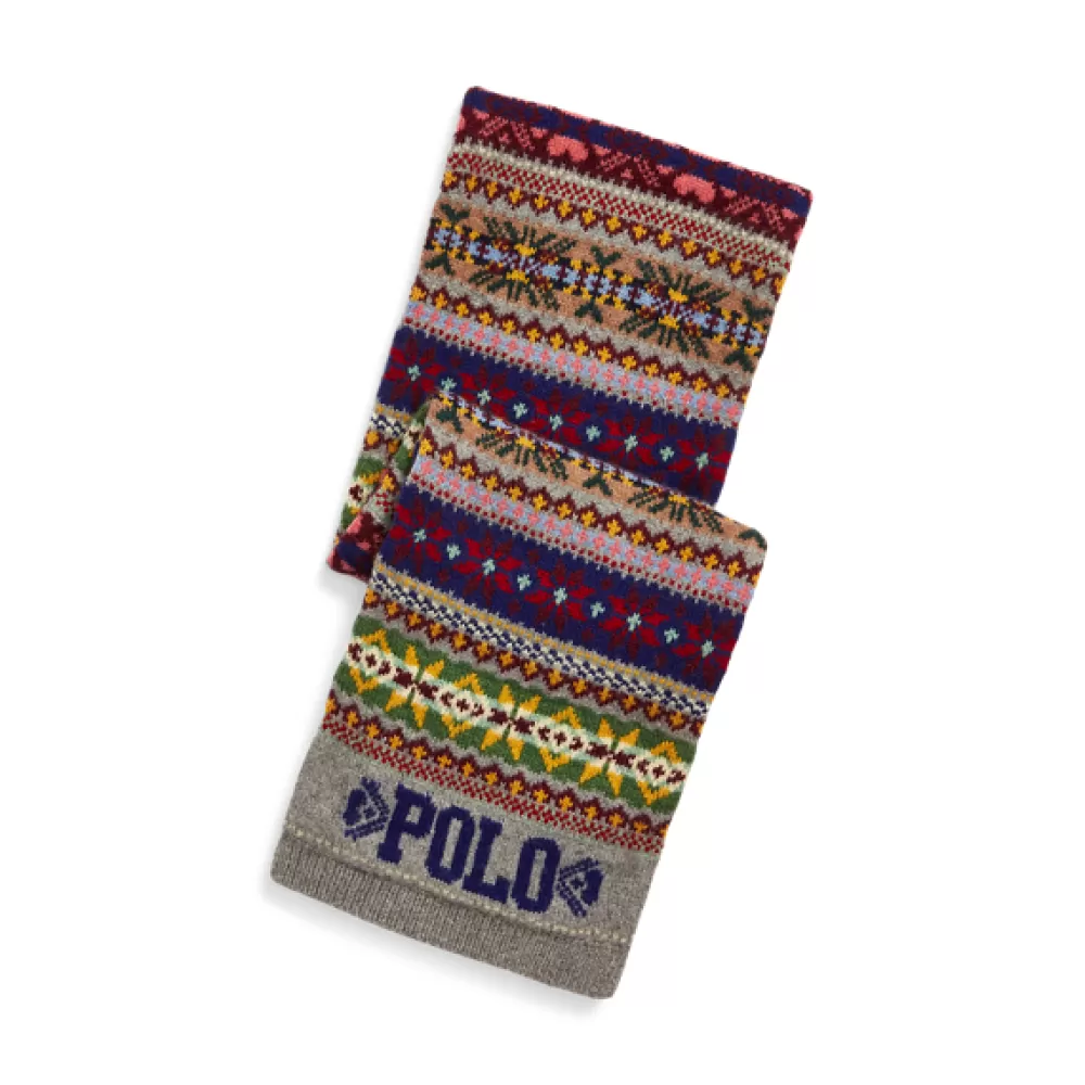 Accessoires>Ralph Lauren Accessoires Fair-Isle-Schal aus Wollmischung für Children | ® DE