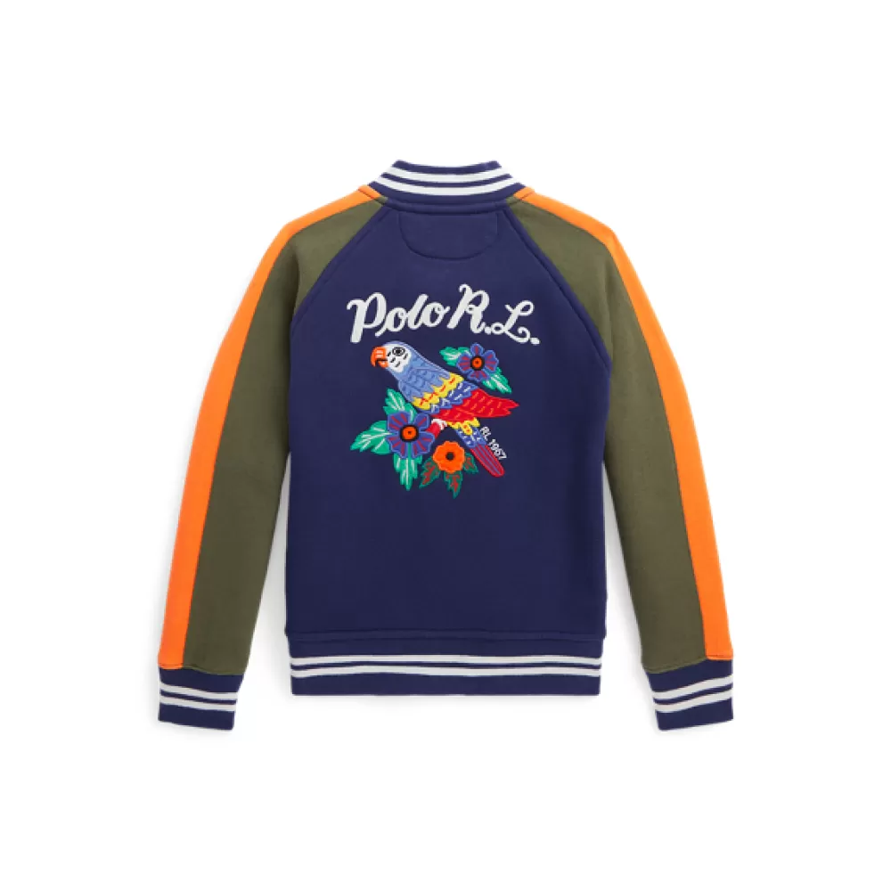 Jacken Und Mäntel>Ralph Lauren Jacken Und Mäntel Fleece-Baseballjacke mit Papagei für Children | ® DE