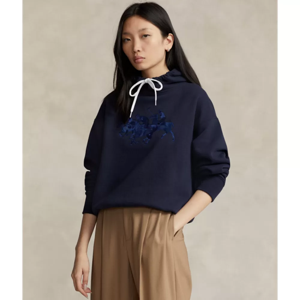 Kapuzen- Und Sweatshirts>Ralph Lauren Kapuzen- Und Sweatshirts Fleece-Kapuzenpullover mit Dreifach-Pony für Women | ® DE