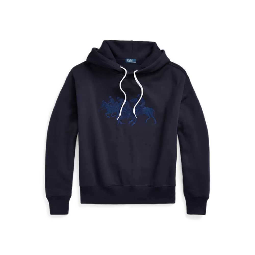 Kapuzen- Und Sweatshirts>Ralph Lauren Kapuzen- Und Sweatshirts Fleece-Kapuzenpullover mit Dreifach-Pony für Women | ® DE