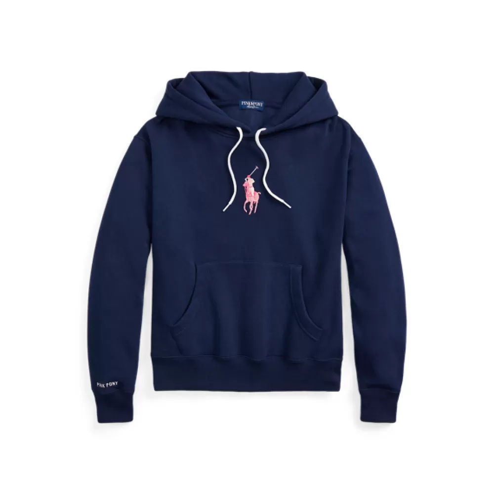 Unisex-Kollektion | Kapuzen- Und Sweatshirts>Ralph Lauren Unisex-Kollektion | Kapuzen- Und Sweatshirts Fleece-Kapuzenshirt mit Pink Pony für Women | ® DE