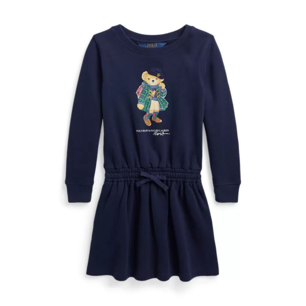 Mädchen | Mädchen 1½-6½ Jahre>Ralph Lauren Mädchen | Mädchen 1½-6½ Jahre Fleecekleid mit Polo Bear für Children | ® DE