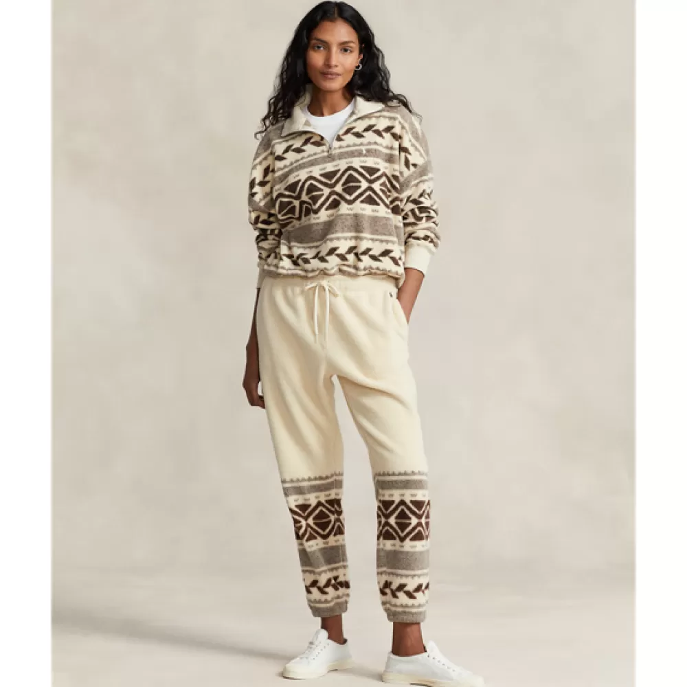 Hosen>Ralph Lauren Hosen Fleece-Sporthose mit Fair-Isle-Muster für Women | ® DE