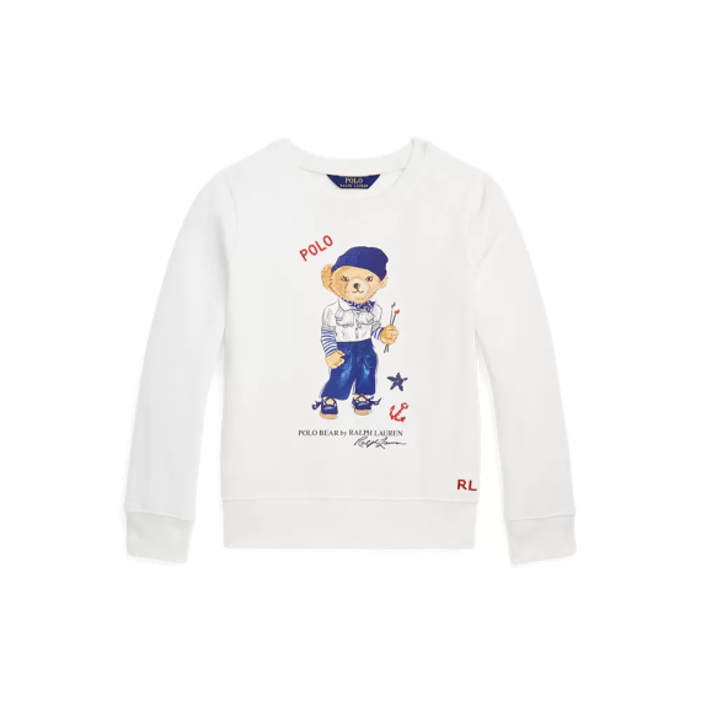 Mädchen | T-Shirts Und Sweatshirts>Ralph Lauren Mädchen | T-Shirts Und Sweatshirts Fleece-Sweatshirt mit Polo Bear für Children | ® DE