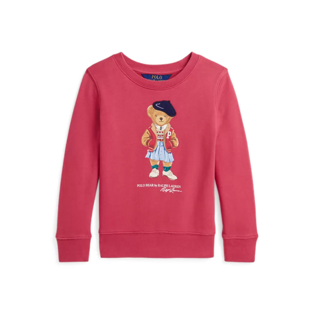 Mädchen | T-Shirts Und Sweatshirts>Ralph Lauren Mädchen | T-Shirts Und Sweatshirts Fleece-Sweatshirt mit Polo Bear für Children | ® DE