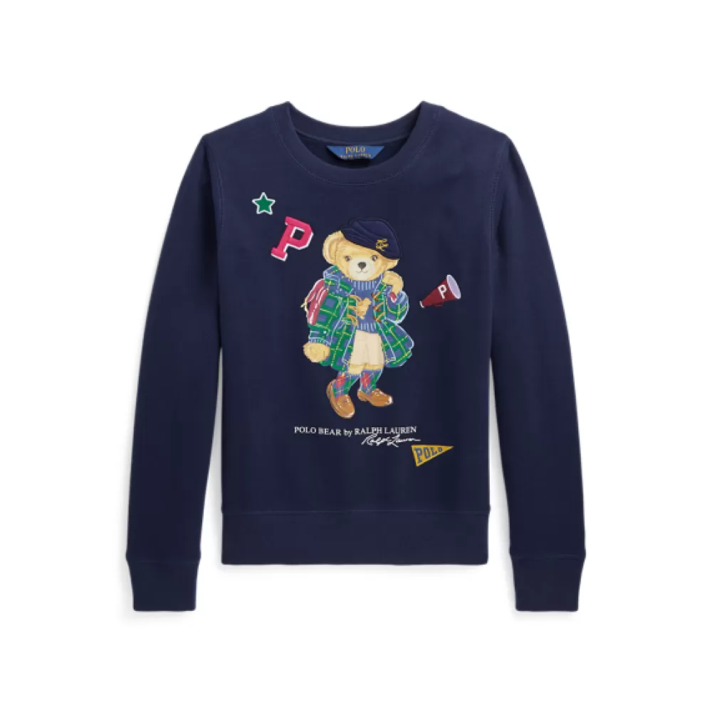 Mädchen | Mädchen 7-14 Jahre>Ralph Lauren Mädchen | Mädchen 7-14 Jahre Fleece-Sweatshirt mit Polo Bear für Children | ® DE