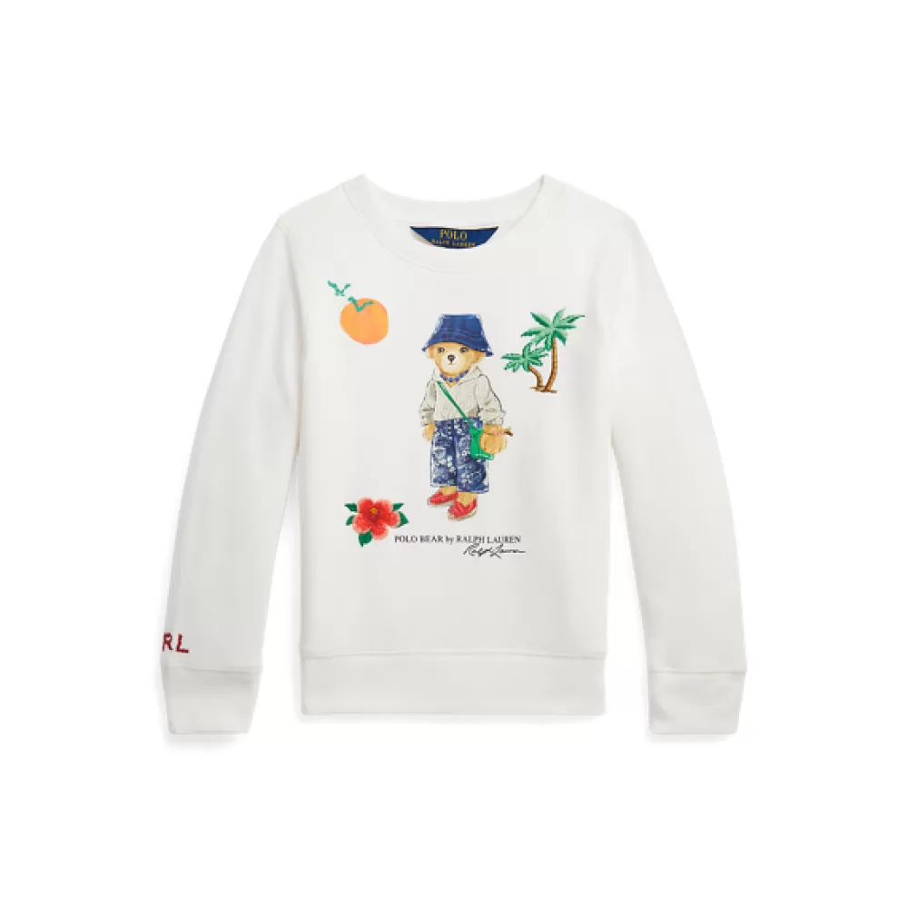 Mädchen | T-Shirts Und Sweatshirts>Ralph Lauren Mädchen | T-Shirts Und Sweatshirts Fleece-Sweatshirt mit Polo Bear für Children | ® DE