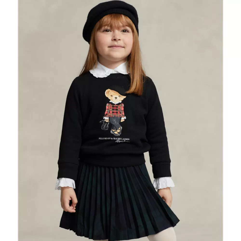 Mädchen | Mädchen 1½-6½ Jahre>Ralph Lauren Mädchen | Mädchen 1½-6½ Jahre Fleece-Sweatshirt mit Polo Bear für Children | ® DE