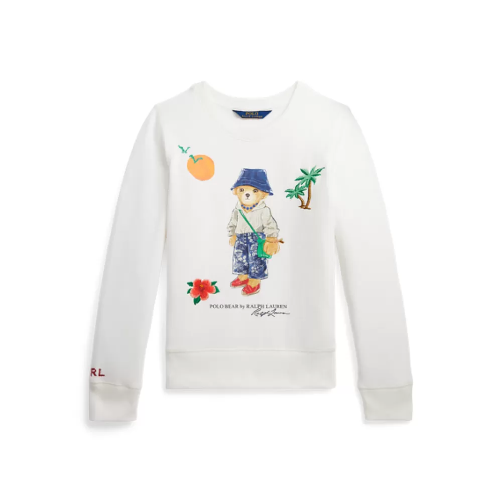 Mädchen | T-Shirts Und Sweatshirts>Ralph Lauren Mädchen | T-Shirts Und Sweatshirts Fleece-Sweatshirt mit Polo Bear für Children | ® DE