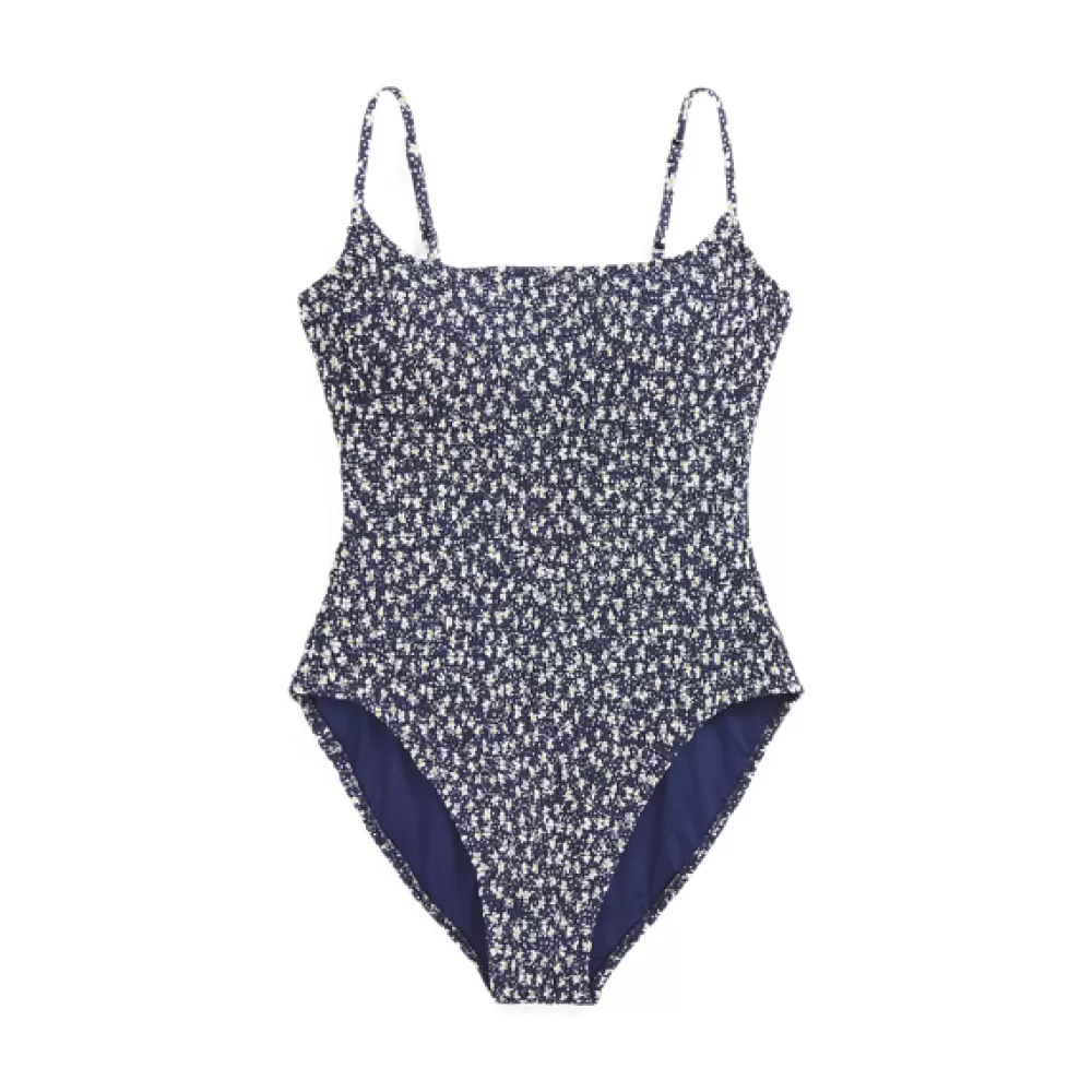 Bade- Und Strandmode>Ralph Lauren Bade- Und Strandmode Geblümter Badeanzug mit Smokdetails für Women | ® DE