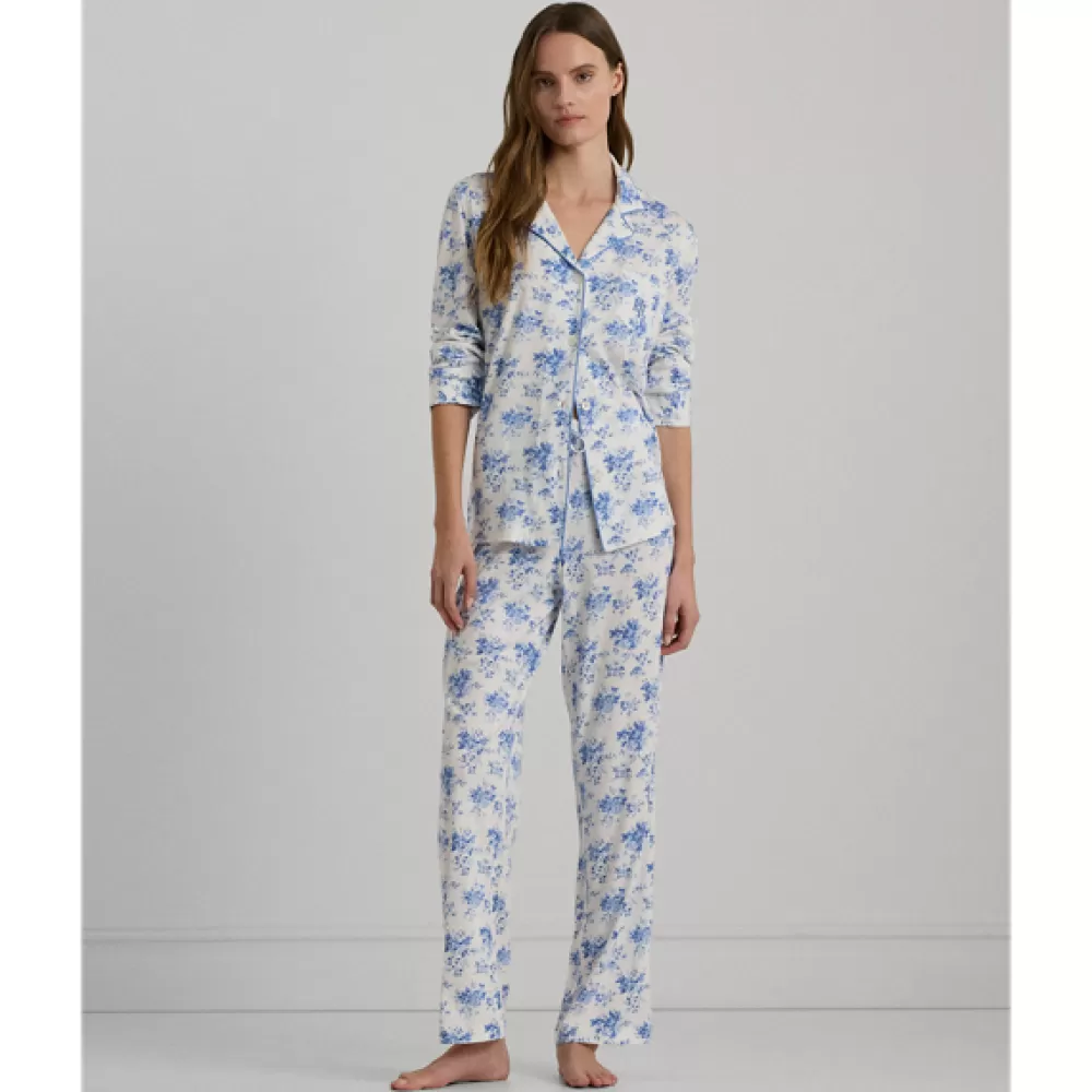 Dessous Und Nachtwäsche>Ralph Lauren Dessous Und Nachtwäsche Geblümter Jersey-Pyjama mit Baumwolle für Women | ® DE