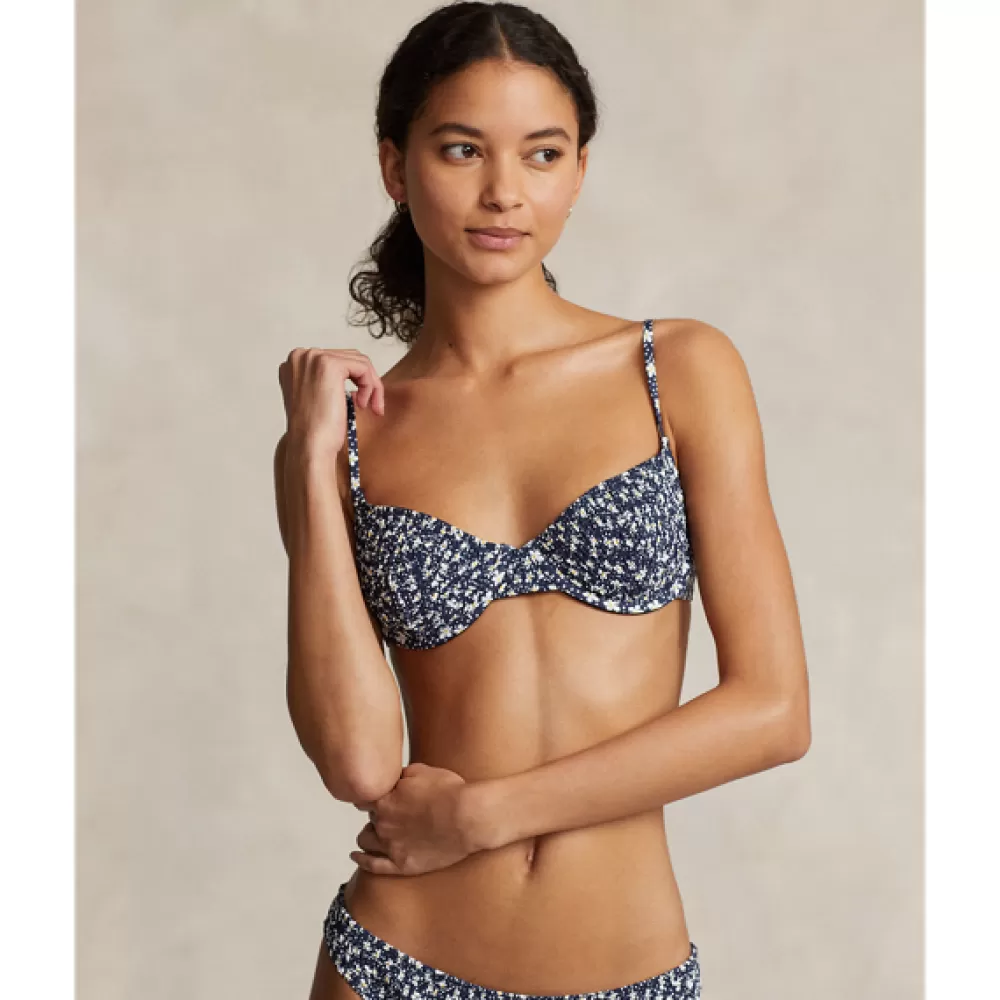 Bade- Und Strandmode>Ralph Lauren Bade- Und Strandmode Geblümtes Balconette-Bikinitop für Women | ® DE