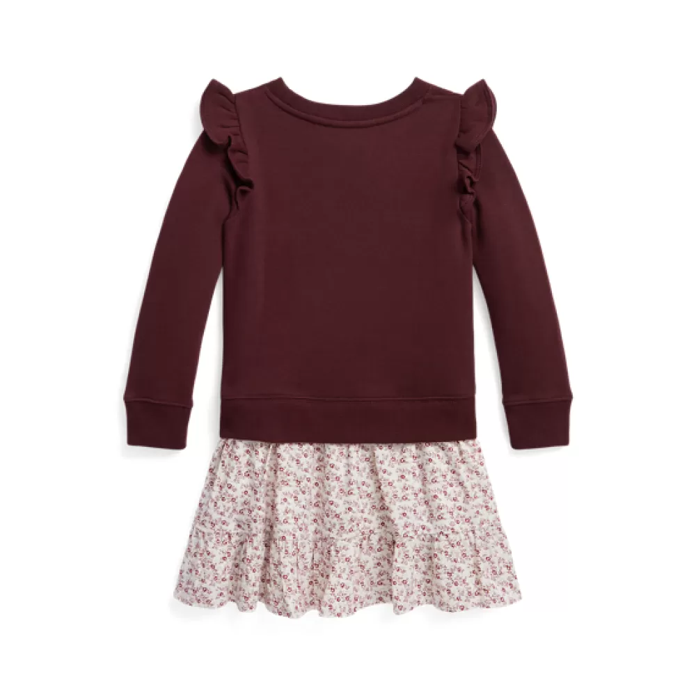 Mädchen 1½-6½ Jahre>Ralph Lauren Mädchen 1½-6½ Jahre Geblümtes Fleece-Sweatshirt-Kleid für Children | ® DE