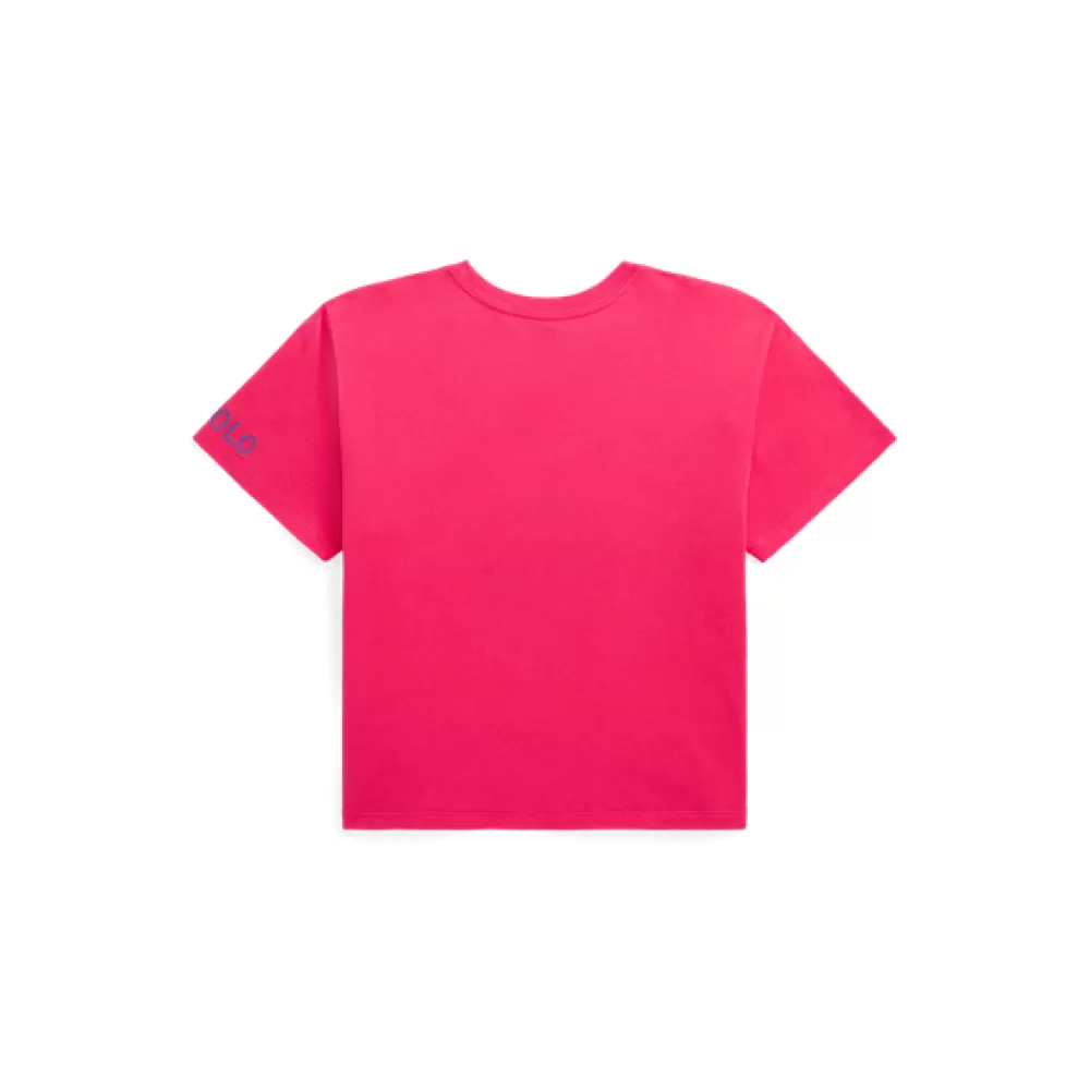 T-Shirts Und Sweatshirts>Ralph Lauren T-Shirts Und Sweatshirts Geblümtes Jersey-T-Shirt mit Big Pony für Children | ® DE