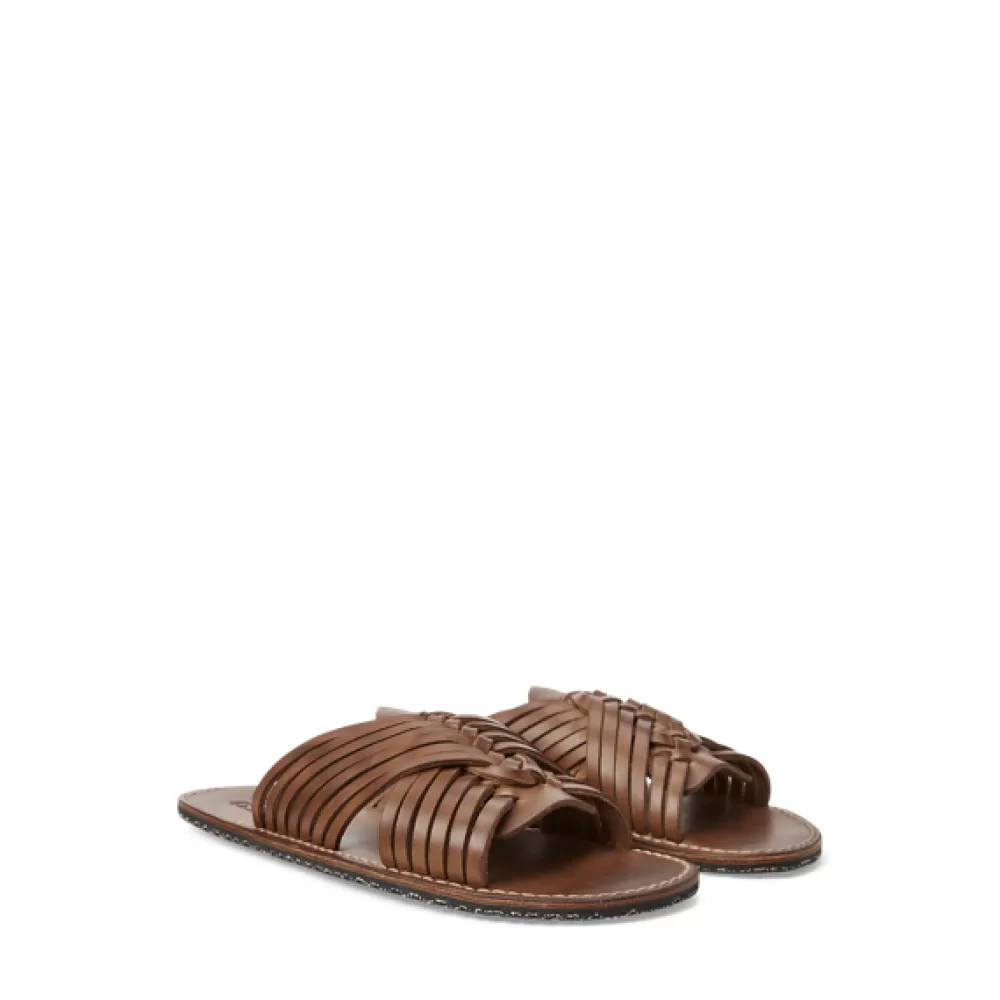 Sandalen Und Flip-flops>Ralph Lauren Sandalen Und Flip-flops Geflochtene Ledersandale für Men | ® DE