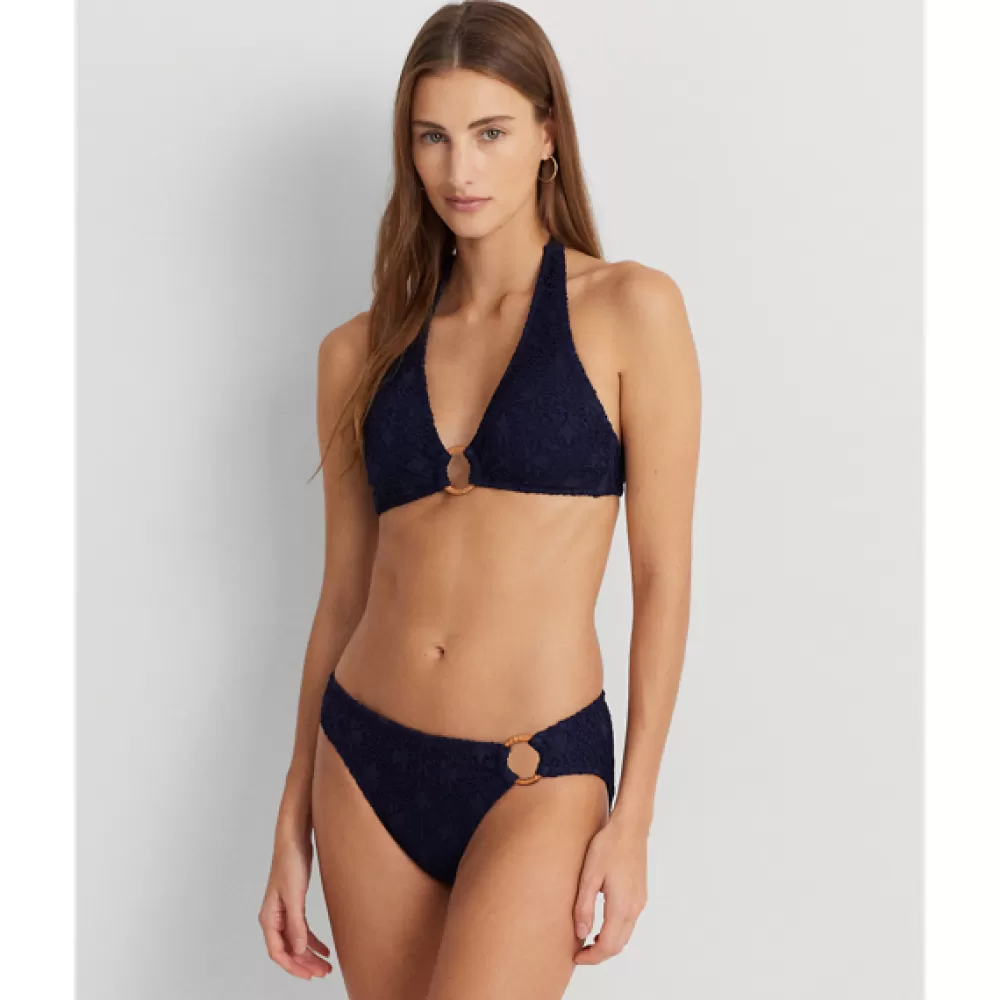 Bade- Und Strandmode>Ralph Lauren Bade- Und Strandmode Gehäkelte Bikinihose mit Ring für Women | ® DE