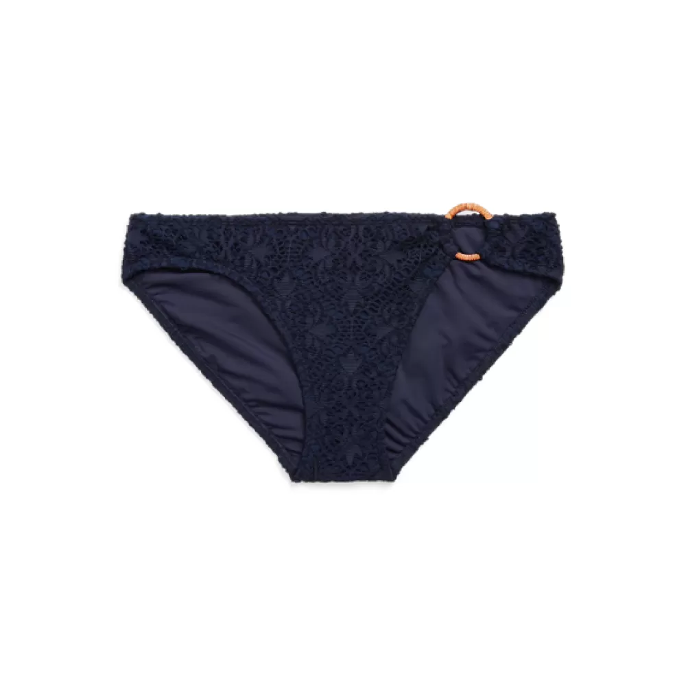 Bade- Und Strandmode>Ralph Lauren Bade- Und Strandmode Gehäkelte Bikinihose mit Ring für Women | ® DE