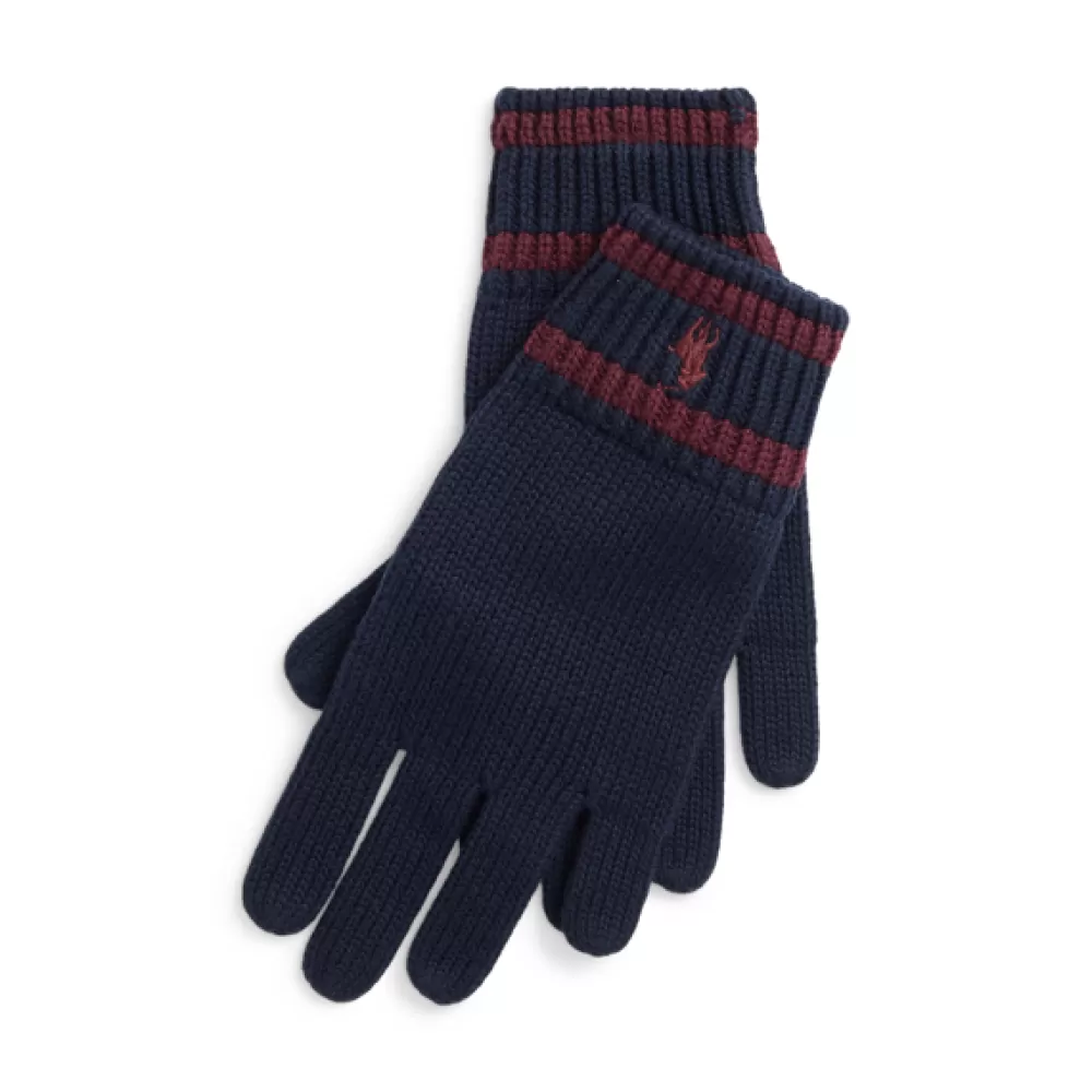 Accessoires>Ralph Lauren Accessoires Gestreifte Baumwollhandschuhe für Children | ® DE