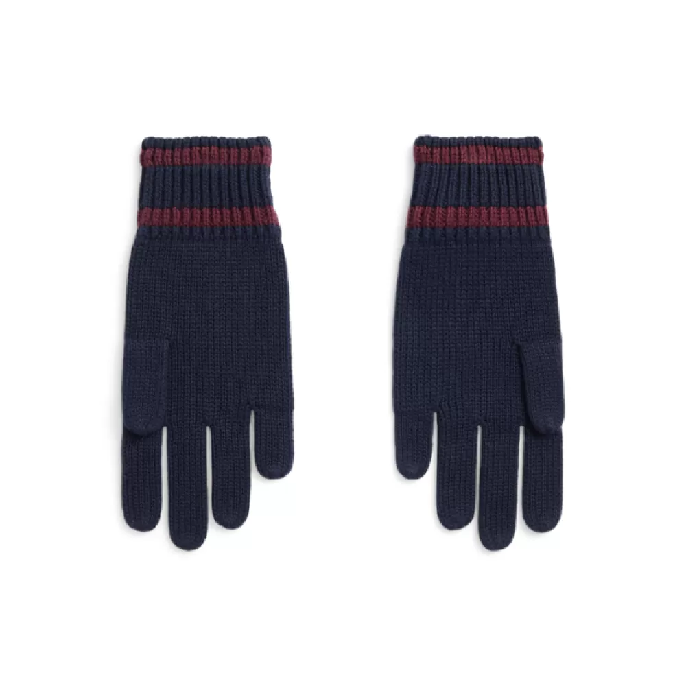 Accessoires>Ralph Lauren Accessoires Gestreifte Baumwollhandschuhe für Children | ® DE