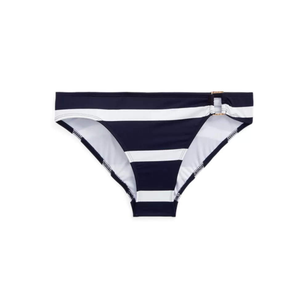 Bade- Und Strandmode>Ralph Lauren Bade- Und Strandmode Gestreifte Bikinihose mit Ring für Women | ® DE