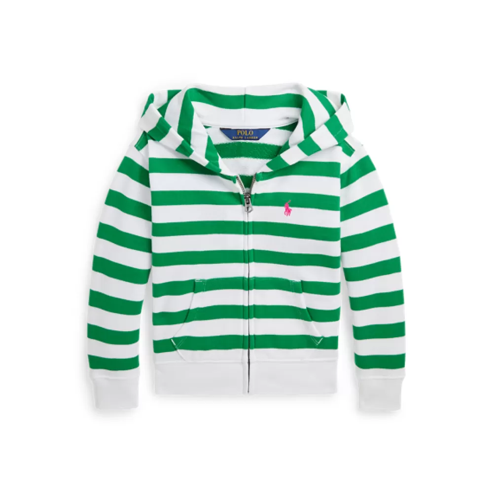 T-Shirts Und Sweatshirts>Ralph Lauren T-Shirts Und Sweatshirts Gestreifte Terry-Kapuzenjacke mit Logo für Children | ® DE