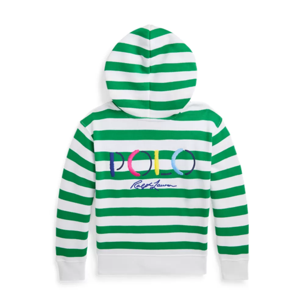 T-Shirts Und Sweatshirts>Ralph Lauren T-Shirts Und Sweatshirts Gestreifte Terry-Kapuzenjacke mit Logo für Children | ® DE