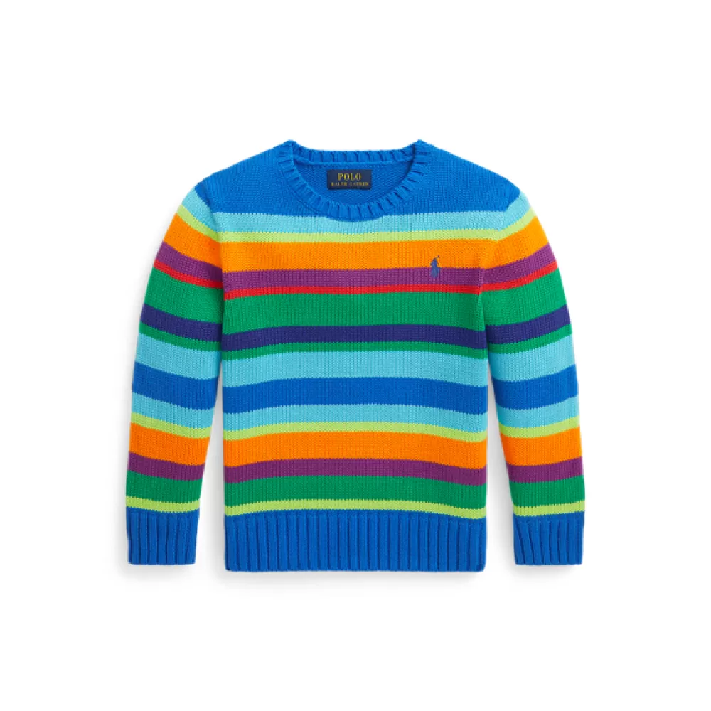 Pullover Und Strickjacken>Ralph Lauren Pullover Und Strickjacken Gestreifter Baumwollpullover für Children | ® DE