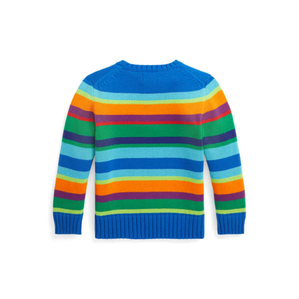 Pullover Und Strickjacken>Ralph Lauren Pullover Und Strickjacken Gestreifter Baumwollpullover für Children | ® DE