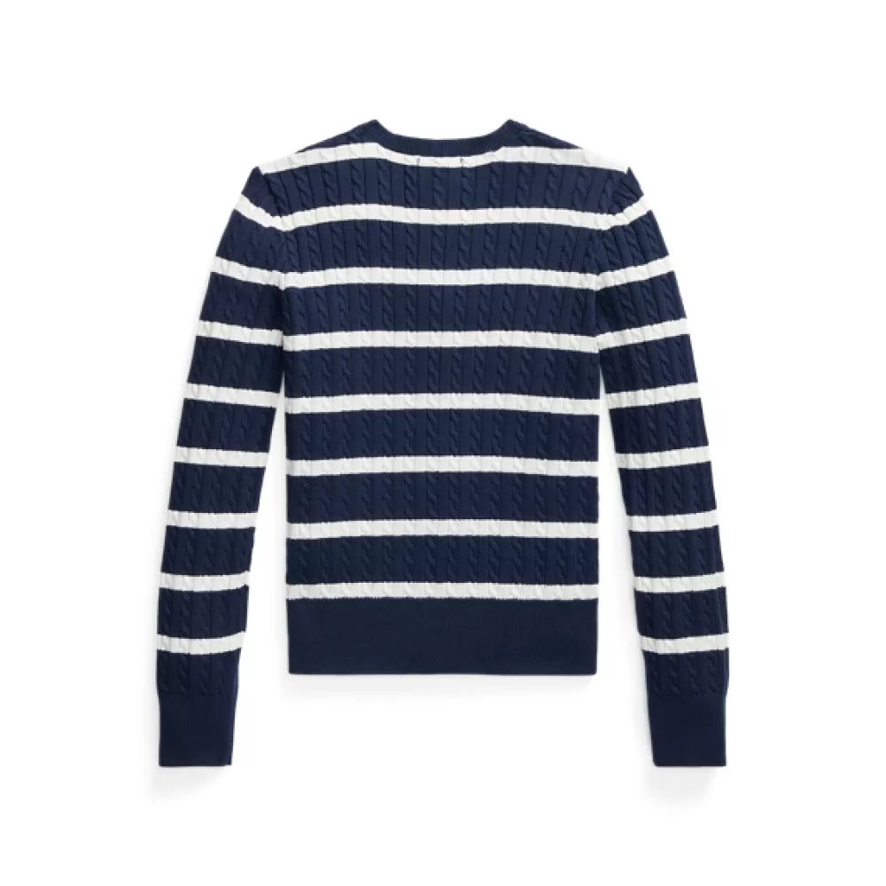 Pullover Und Strickjacken>Ralph Lauren Pullover Und Strickjacken Gestreifter Cardigan mit Mini-Zopfmuster für Children | ® DE