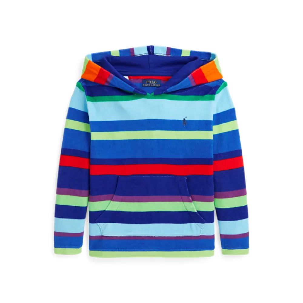 Sweatshirts Und Hoodies | Jungen 1½-6 Jahre>Ralph Lauren Sweatshirts Und Hoodies | Jungen 1½-6 Jahre Gestreifter Kapuzenpullover aus Terry für Children | ® DE