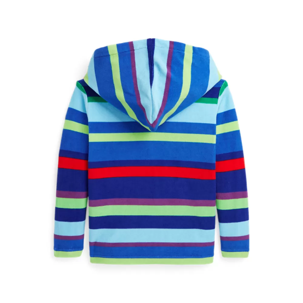 Sweatshirts Und Hoodies | Jungen 1½-6 Jahre>Ralph Lauren Sweatshirts Und Hoodies | Jungen 1½-6 Jahre Gestreifter Kapuzenpullover aus Terry für Children | ® DE