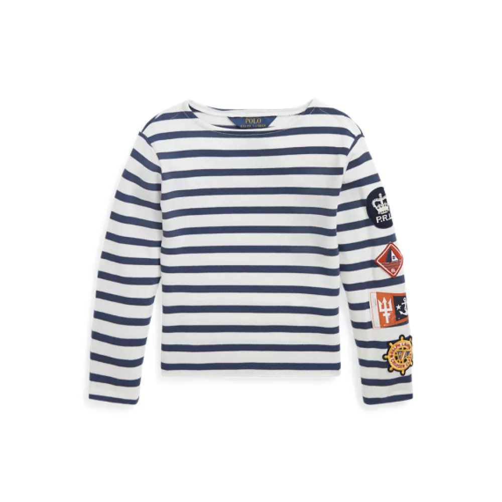 T-Shirts Und Sweatshirts>Ralph Lauren T-Shirts Und Sweatshirts Gestreiftes maritimes Jersey-T-Shirt für Children | ® DE