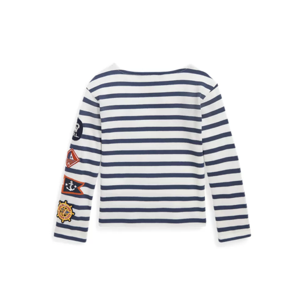 T-Shirts Und Sweatshirts>Ralph Lauren T-Shirts Und Sweatshirts Gestreiftes maritimes Jersey-T-Shirt für Children | ® DE