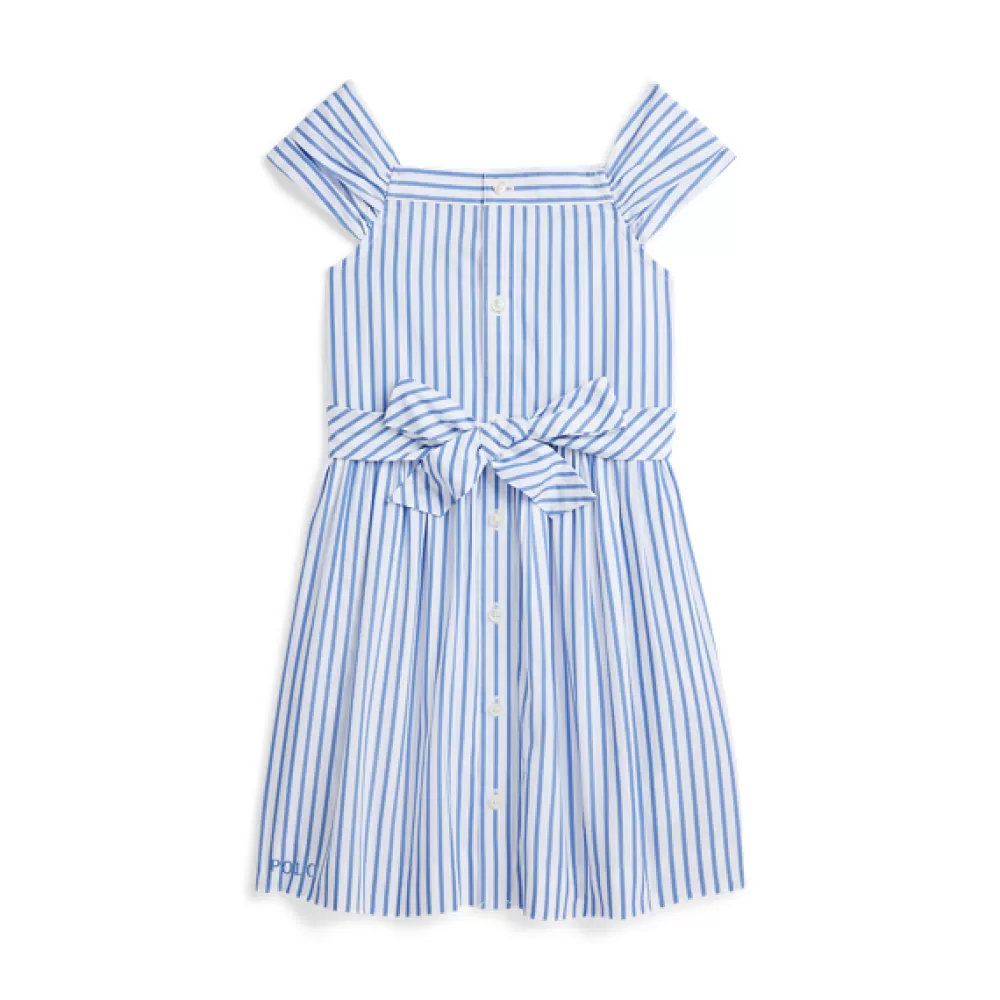 Kleidung Für Besonders Anlässe | Kleider Und Jumpsuits>Ralph Lauren Kleidung Für Besonders Anlässe | Kleider Und Jumpsuits Gestreiftes Popelinekleid für Children | ® DE