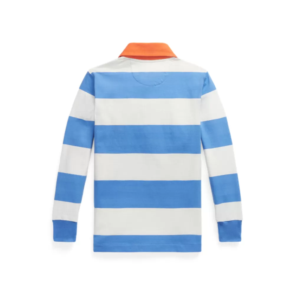 Poloshirts>Ralph Lauren Poloshirts Gestreiftes Rugbyhemd aus Jersey für Children | ® DE