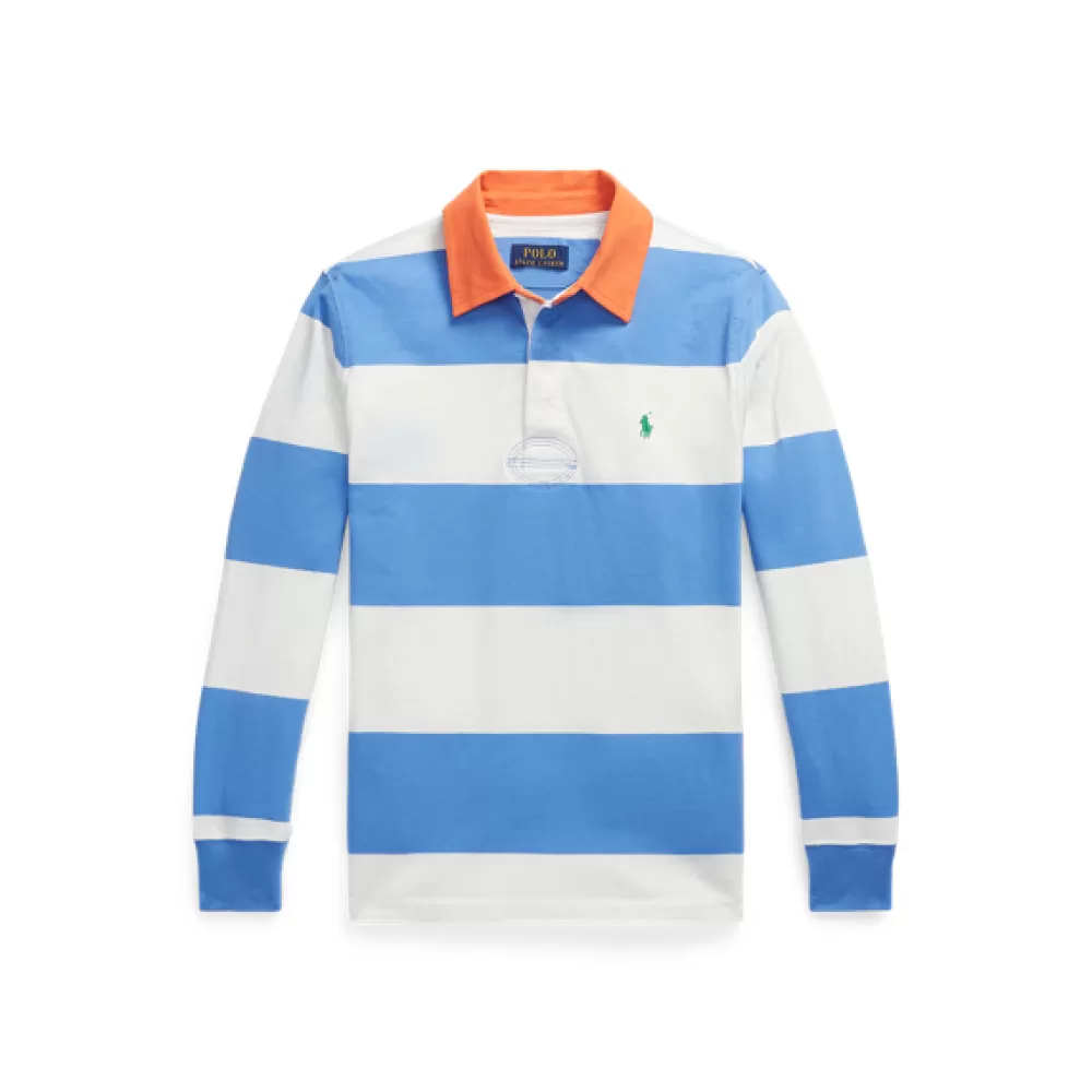 Poloshirts>Ralph Lauren Poloshirts Gestreiftes Rugbyhemd aus Jersey für Children | ® DE