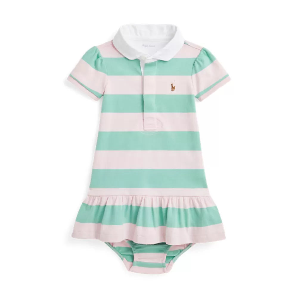 Kleider Und Bodys | Neuheiten>Ralph Lauren Kleider Und Bodys | Neuheiten Gestreiftes Rugbykleid mit Höschen für Baby | ® DE