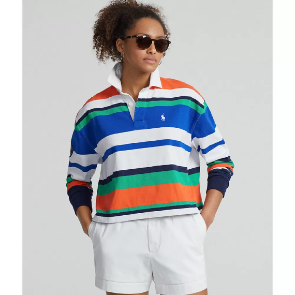 Kapuzen- Und Sweatshirts>Ralph Lauren Kapuzen- Und Sweatshirts Gestreiftes Rugby-Shirt Wimbledon für Women | ® DE