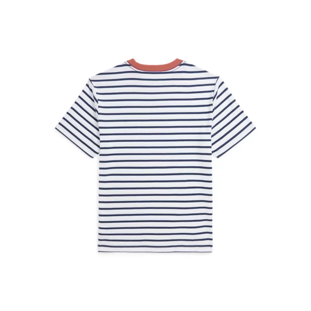 Sportbekleidung | T-Shirts>Ralph Lauren Sportbekleidung | T-Shirts Gestreiftes T-Shirt aus Baumwolle für Children | ® DE