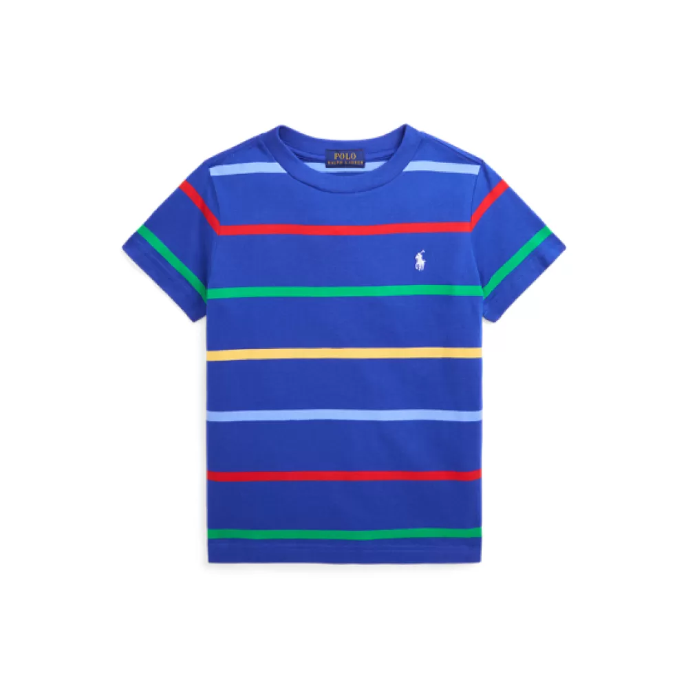 T-Shirts | Jungen 1½-6 Jahre>Ralph Lauren T-Shirts | Jungen 1½-6 Jahre Gestreiftes T-Shirt aus Baumwolle für Children | ® DE