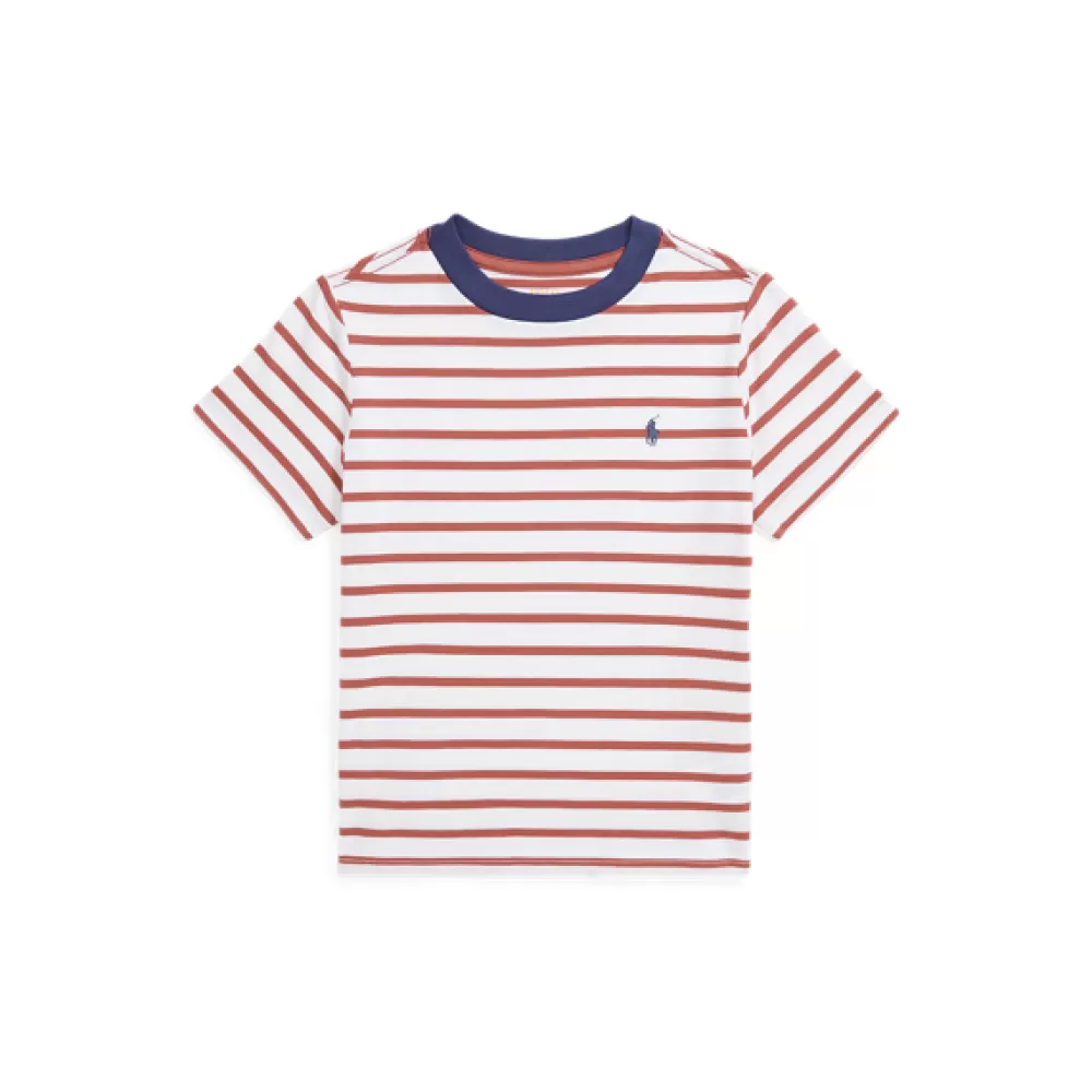 T-Shirts | Jungen 1½-6 Jahre>Ralph Lauren T-Shirts | Jungen 1½-6 Jahre Gestreiftes T-Shirt aus Baumwolle für Children | ® DE