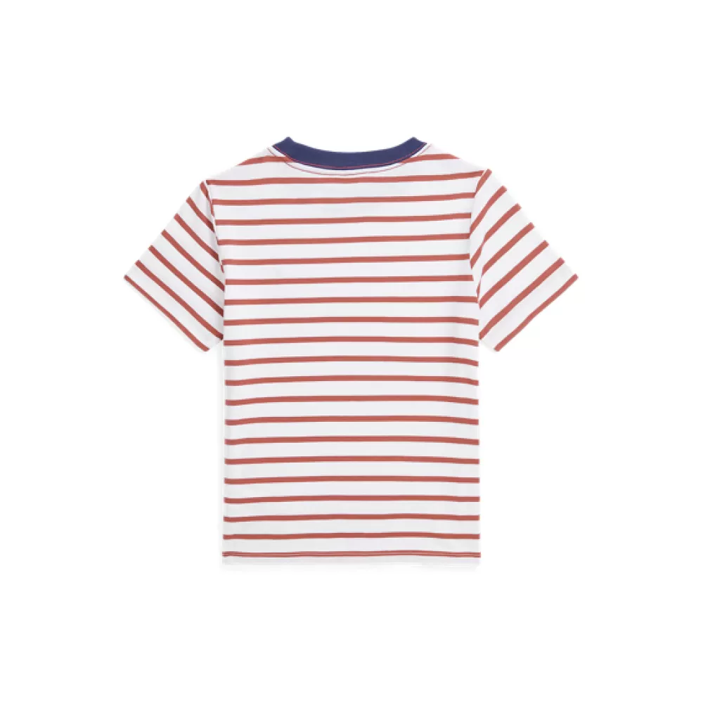 T-Shirts | Jungen 1½-6 Jahre>Ralph Lauren T-Shirts | Jungen 1½-6 Jahre Gestreiftes T-Shirt aus Baumwolle für Children | ® DE