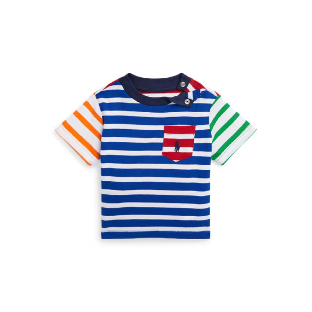 T-Shirts & Sweatshirts | Neuheiten>Ralph Lauren T-Shirts & Sweatshirts | Neuheiten Gestreiftes T-Shirt aus Baumwolljersey für Baby | ® DE