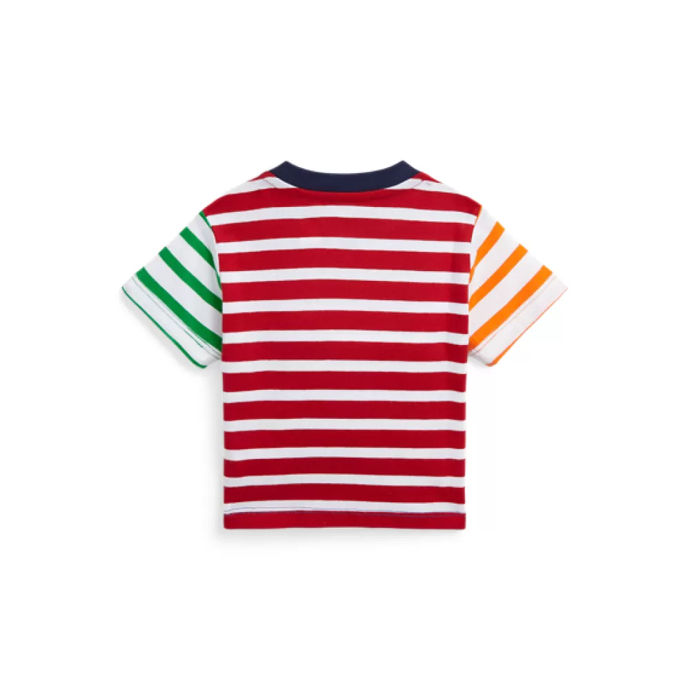 T-Shirts & Sweatshirts | Neuheiten>Ralph Lauren T-Shirts & Sweatshirts | Neuheiten Gestreiftes T-Shirt aus Baumwolljersey für Baby | ® DE