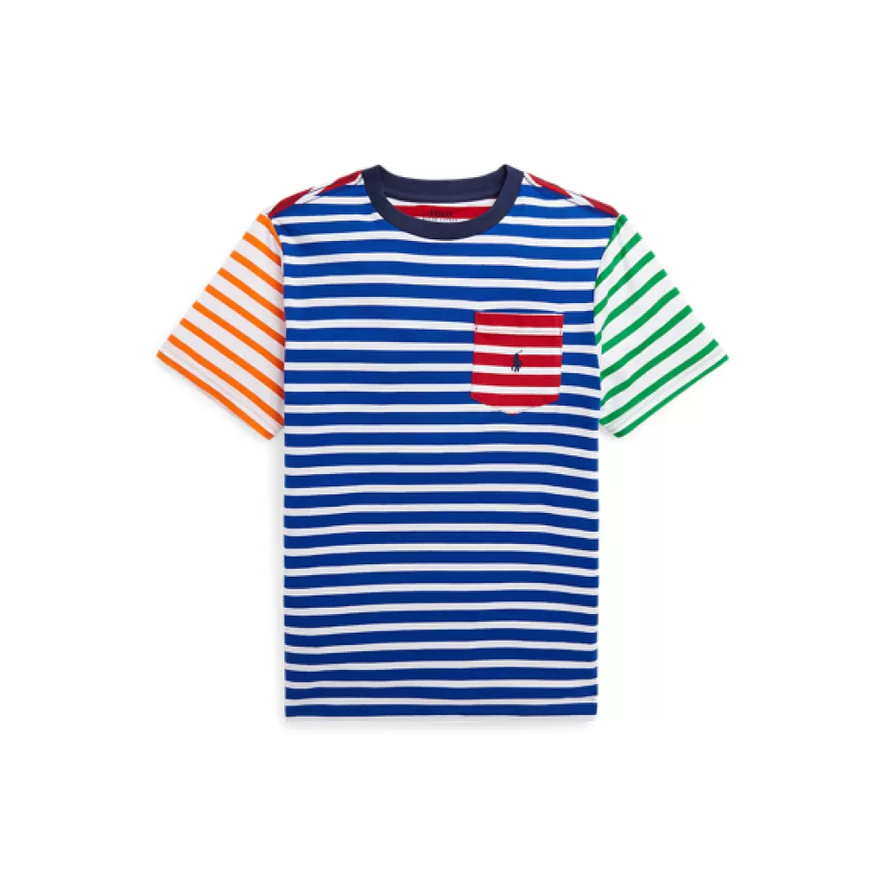 Sportbekleidung | T-Shirts>Ralph Lauren Sportbekleidung | T-Shirts Gestreiftes T-Shirt aus Baumwolljersey für Children | ® DE